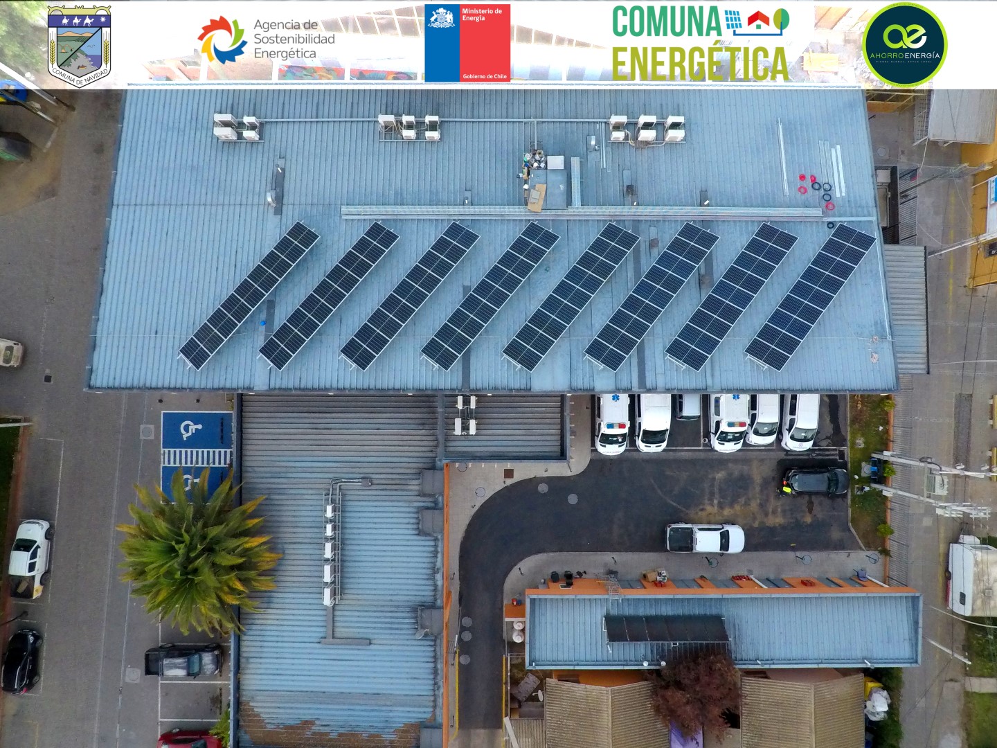 Energía solar CESFAM Valle Mar Navidad Energia solar fotovoltaica generación distribuida